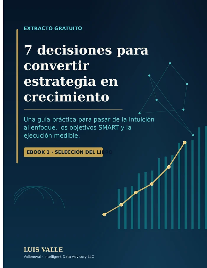 Cover of 7 decisions to turn strategy into growth
